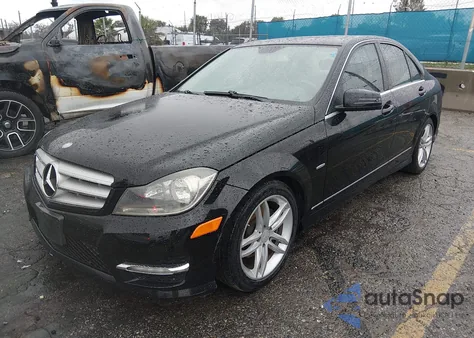 2012 Mercedes-Benz C 250 Sport from USA, damaged, VIN WDDGF4HB8CA636177